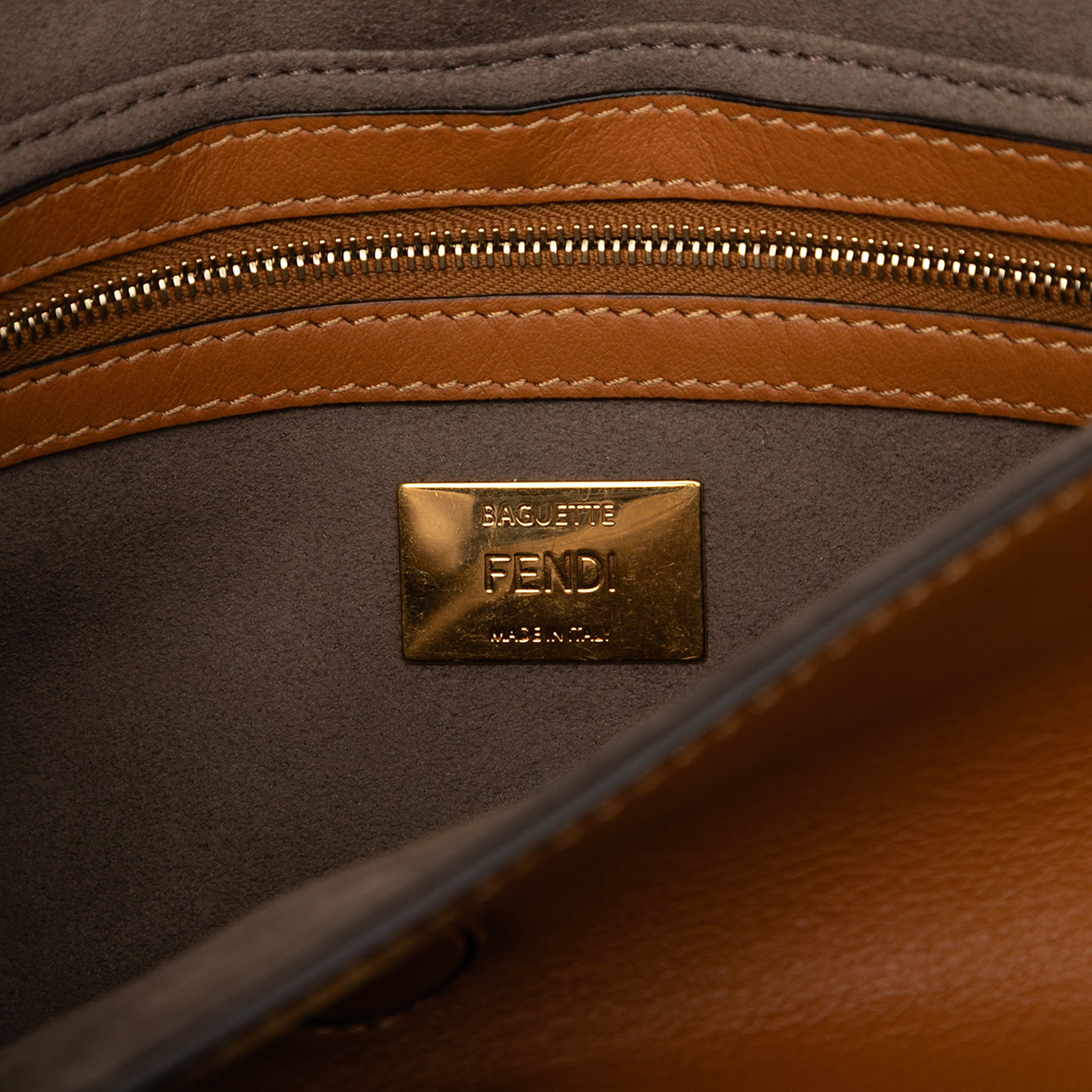 Vitello Grace FF 1974 Baguette Crossbody - Image 5
