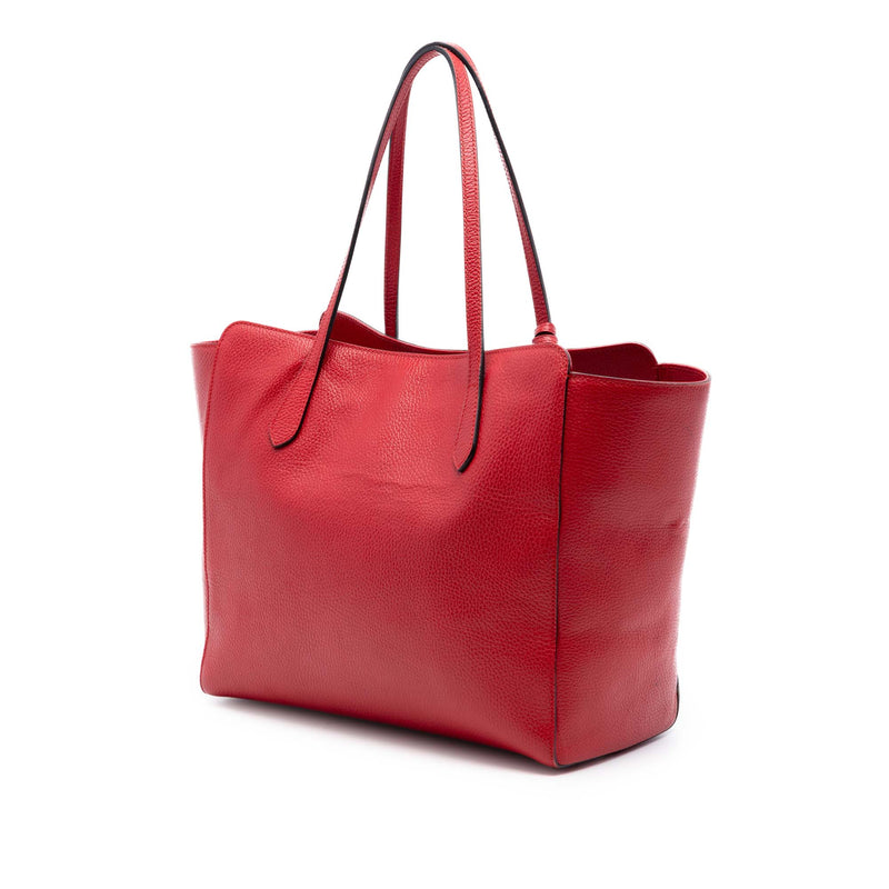 Medium Leather Swing Tote - Image 2