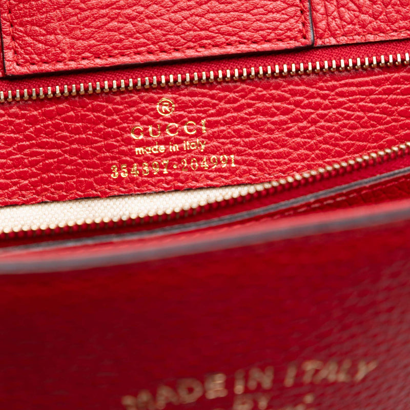Medium Leather Swing Tote - Image 5