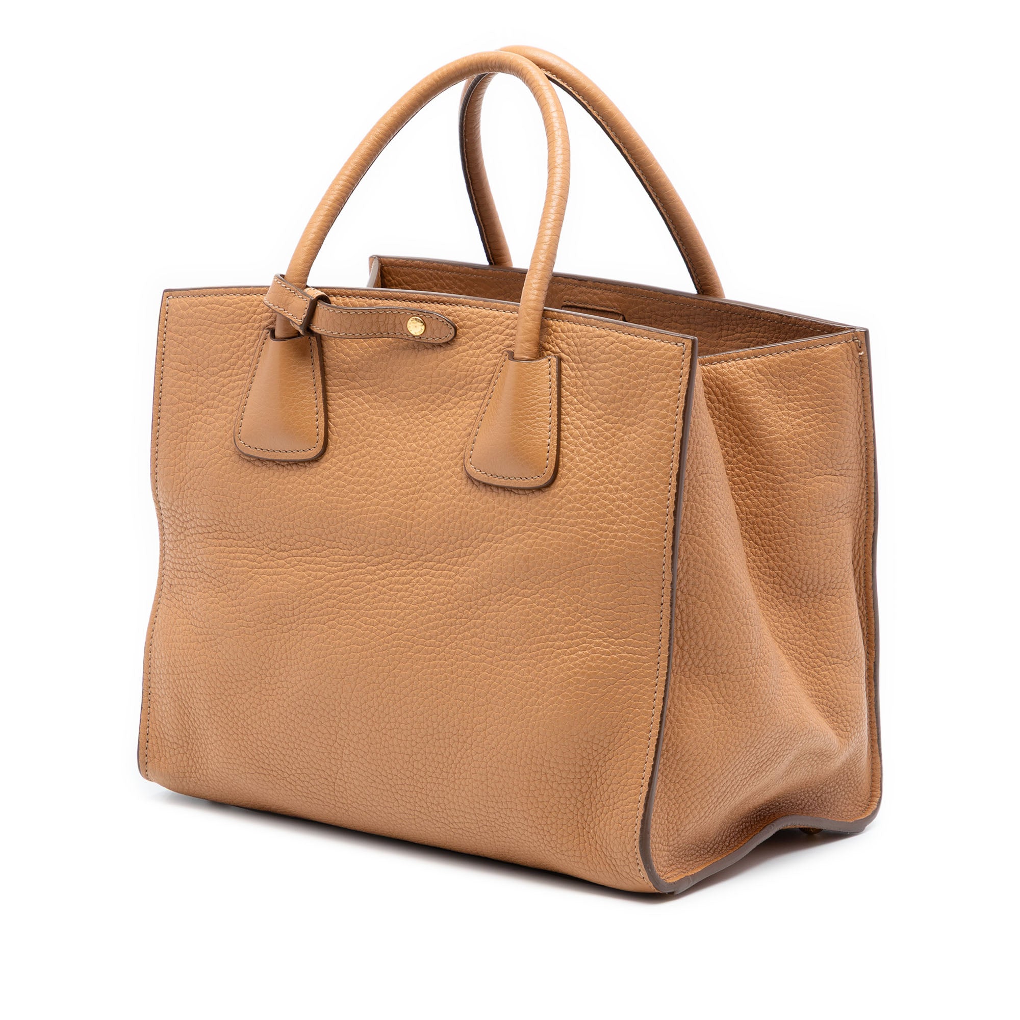 Vitello Daino Front Pocket Open Convertible Tote - Image 2
