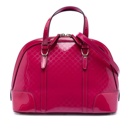 Small Microguccissima Patent Nice Dome Satchel - Image 1
