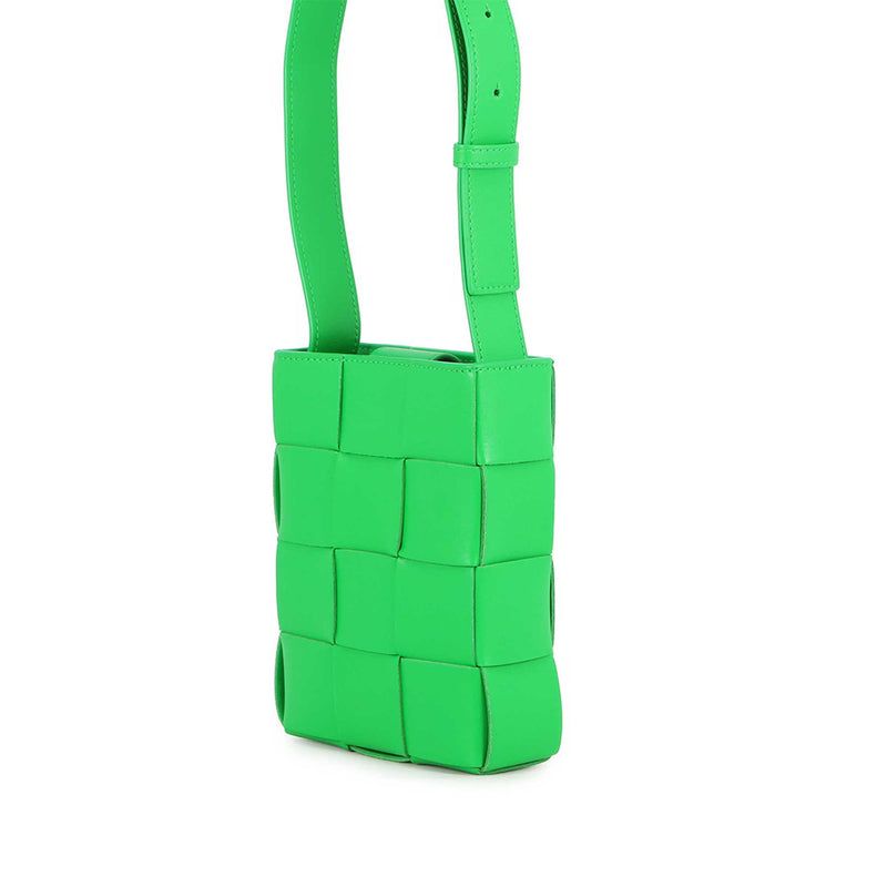 Mini Nappa Intrecciato Vertical Cassette Crossbody - Image 2