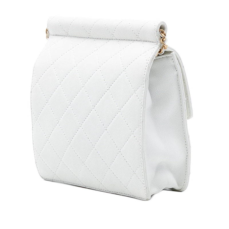 Small Quilted Lambskin Chic Pearls Flap - Image 2