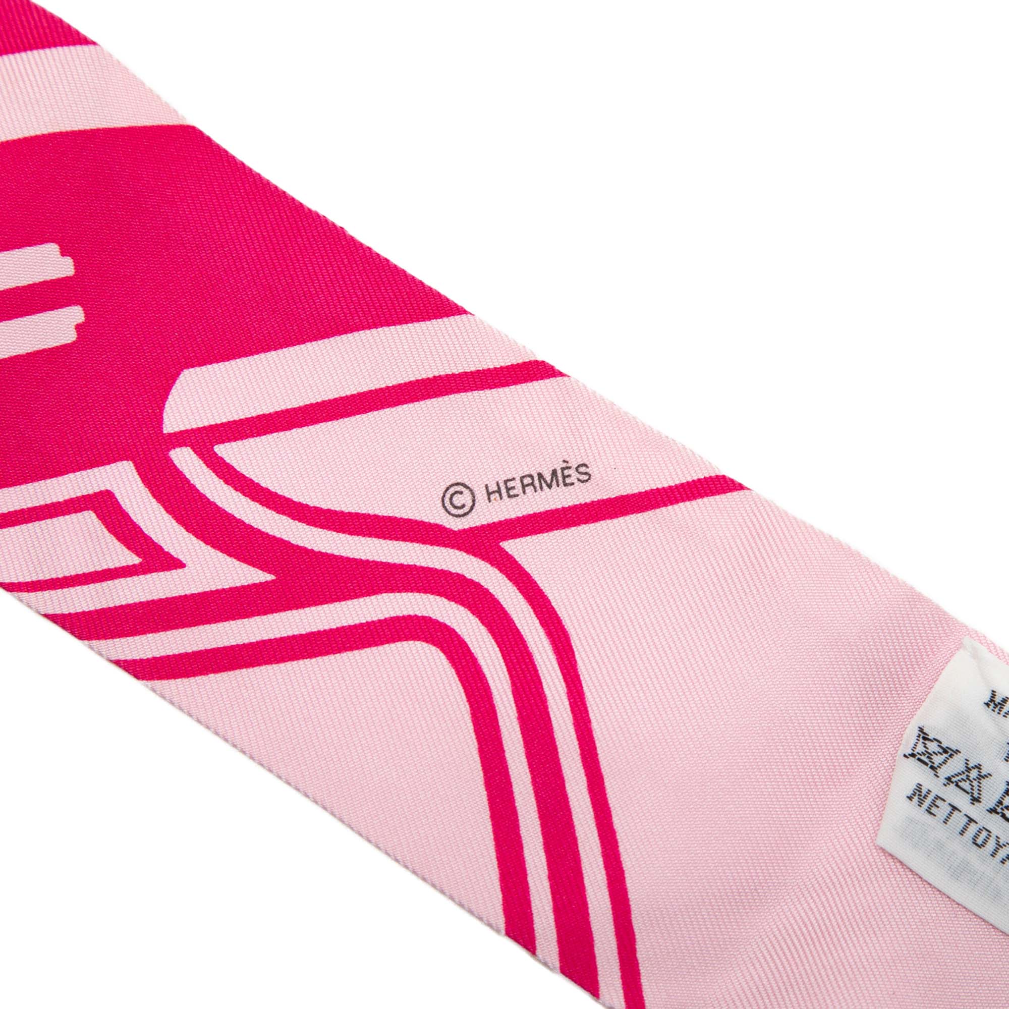 Les Coupes Tattoo Twilly Silk Scarf - Image 2