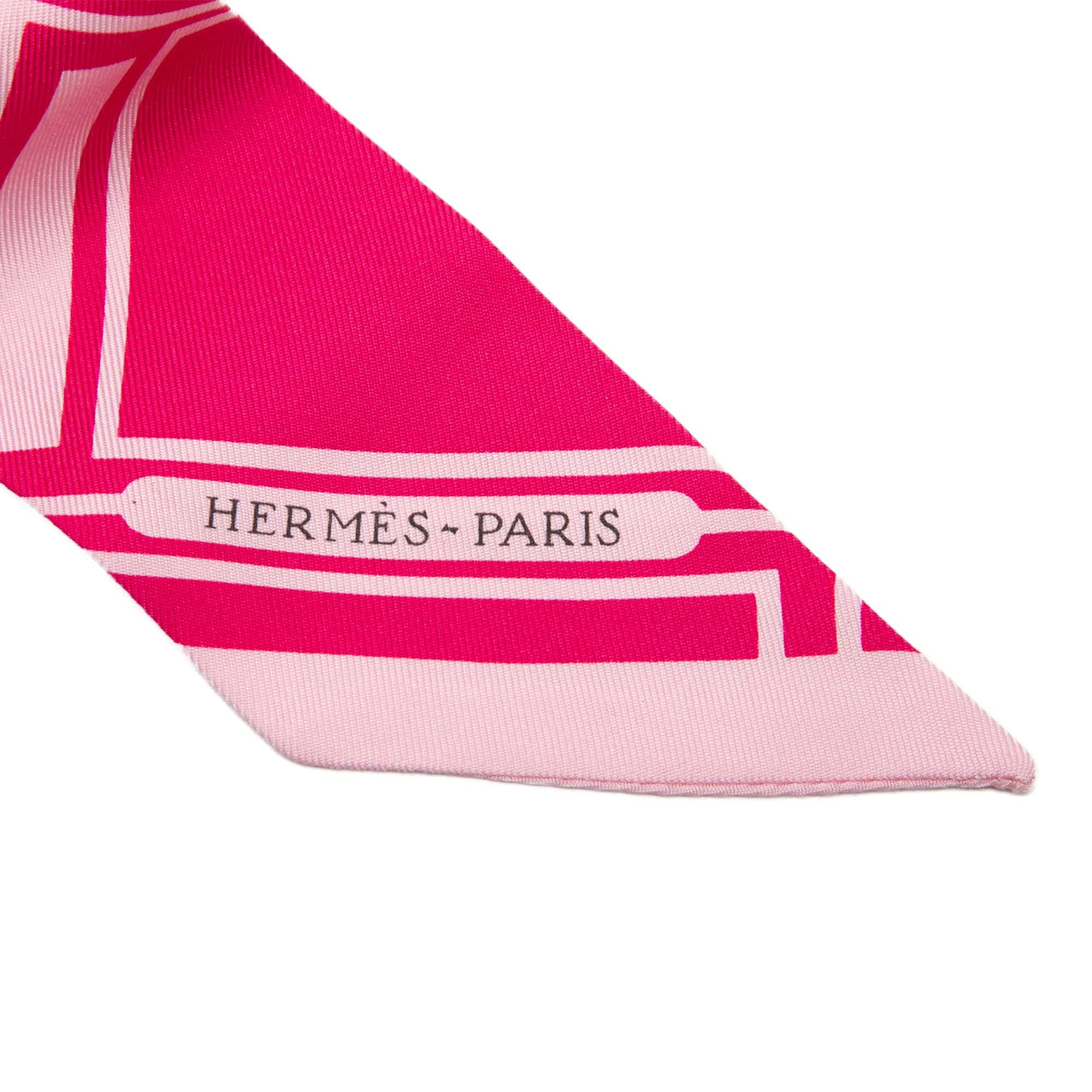 Les Coupes Tattoo Twilly Silk Scarf - Image 3