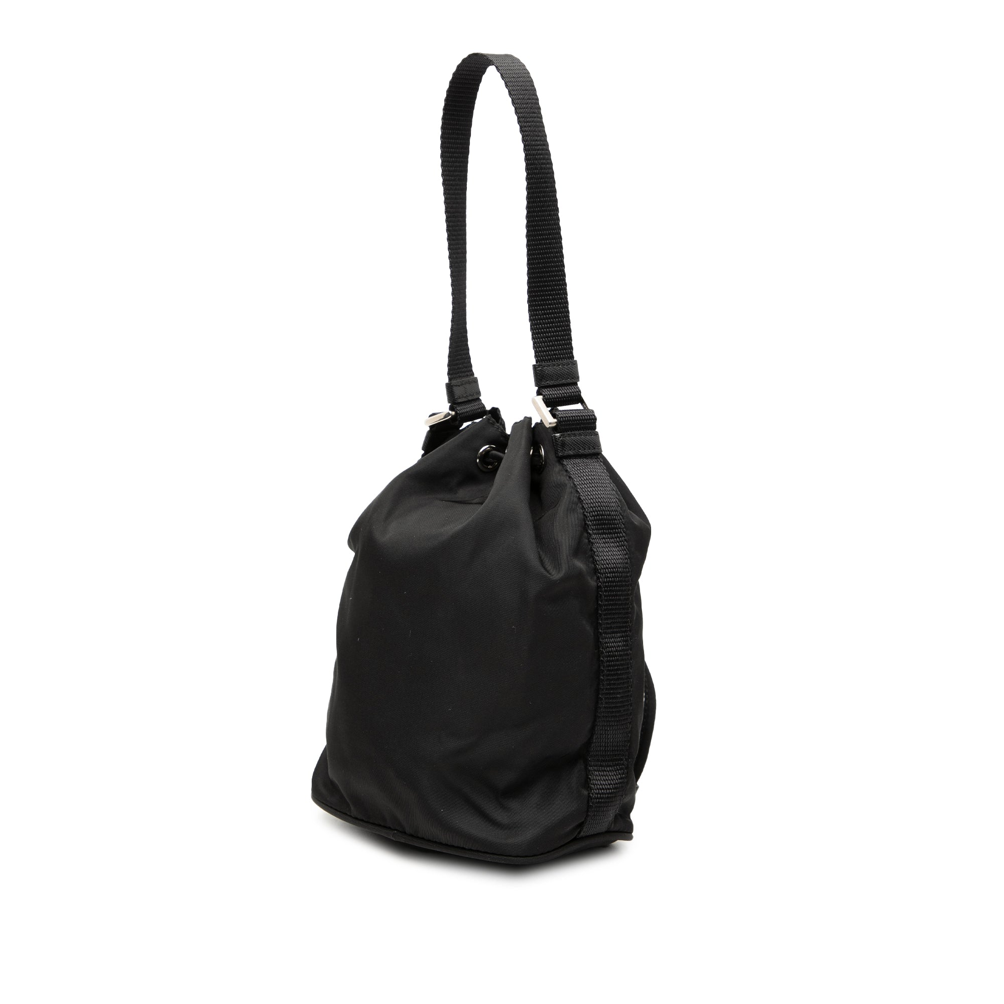 Mini Tessuto Drawstring Bucket Bag - Image 2