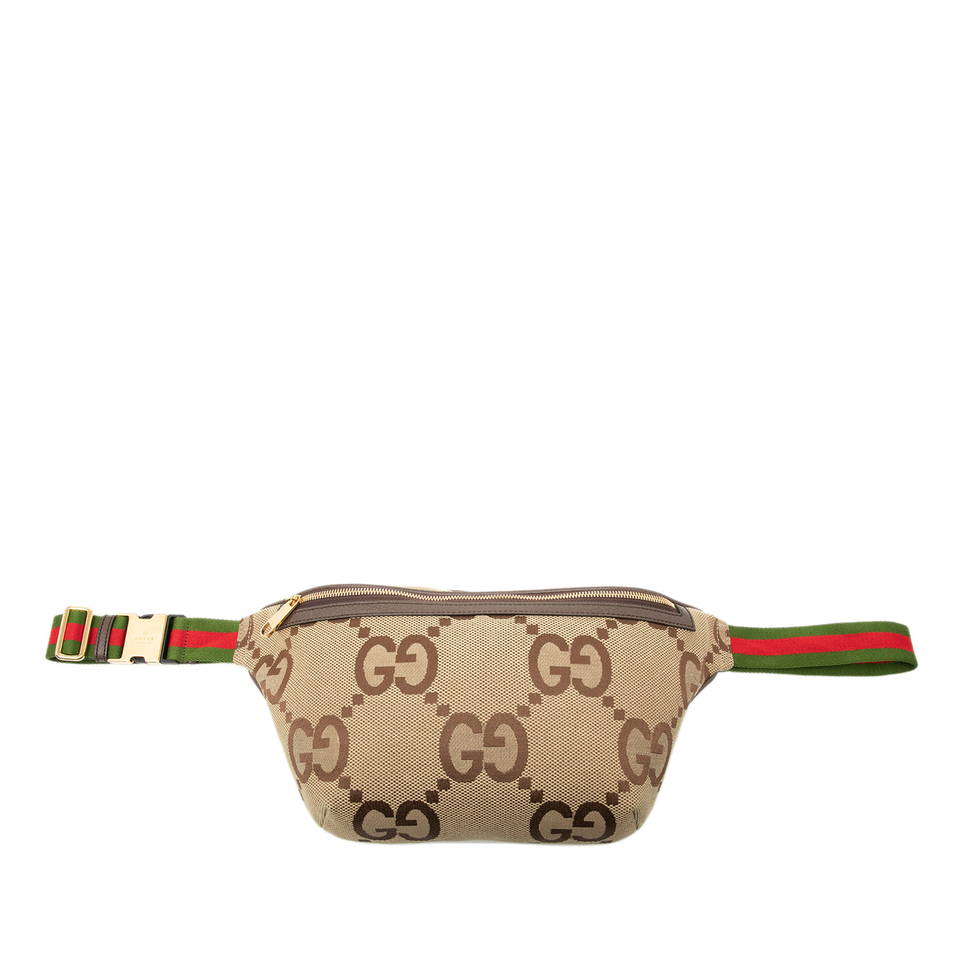Jumbo GG Canvas Web Belt Bag - Image 1