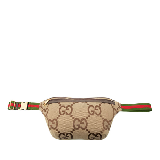Jumbo GG Canvas Web Belt Bag - Image 1