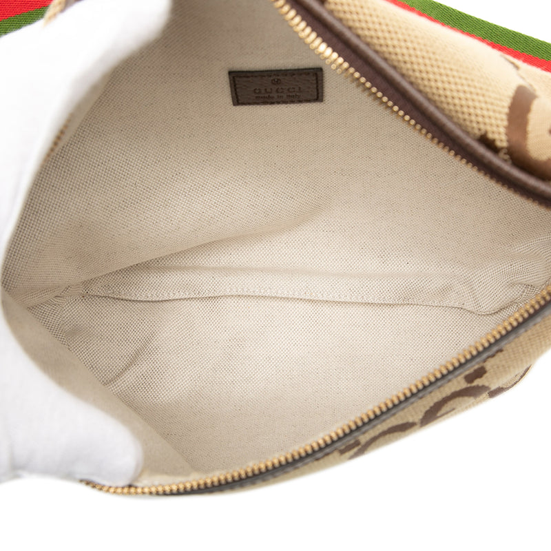 Jumbo GG Canvas Web Belt Bag - Image 4