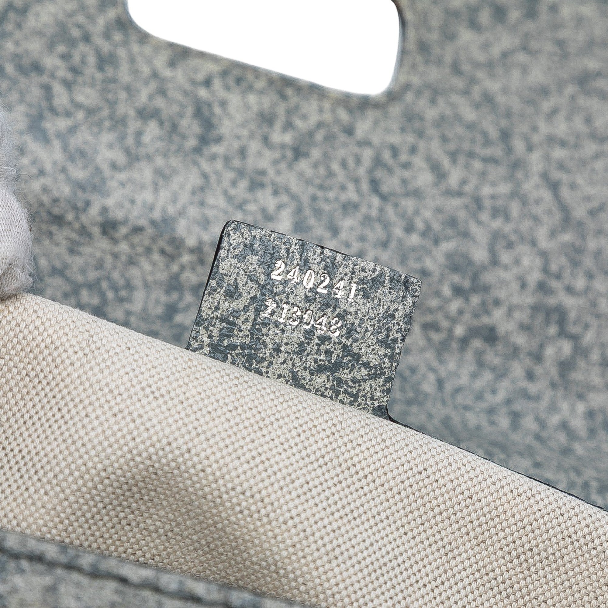 Large Speckled Leather New Bamboo Top Handle Bag - Image 6