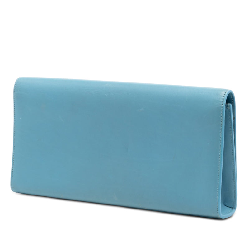 Smooth Leather Cassandre Clutch - Image 2