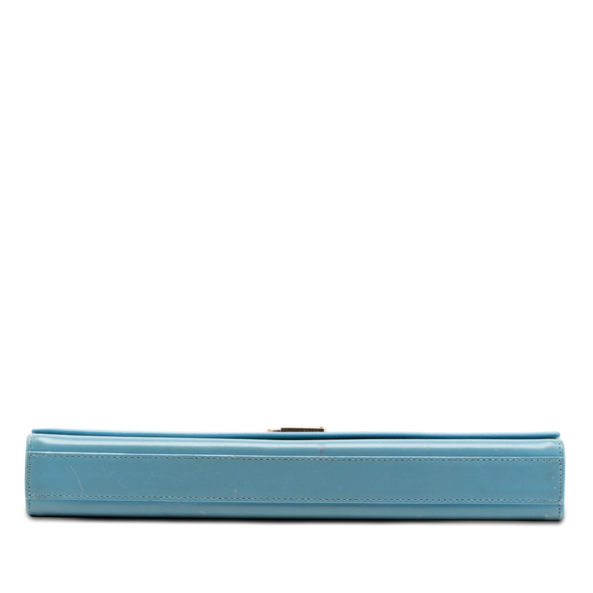 Smooth Leather Cassandre Clutch - Image 3