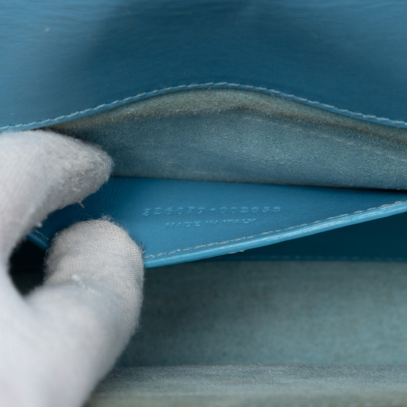 Smooth Leather Cassandre Clutch - Image 6