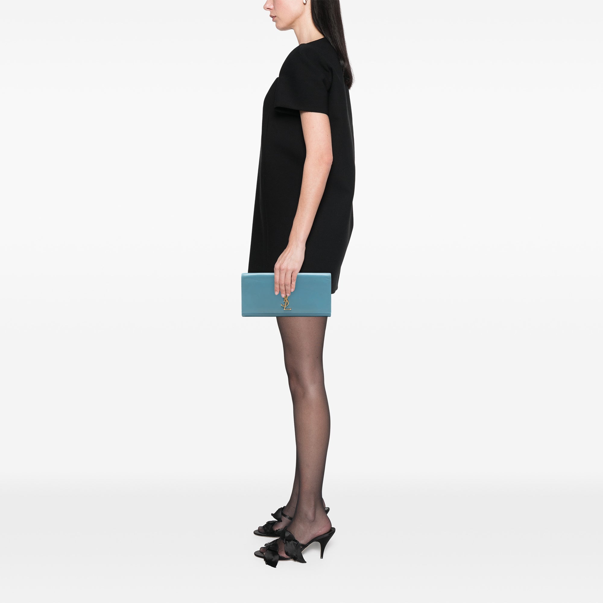 Smooth Leather Cassandre Clutch - Image 7