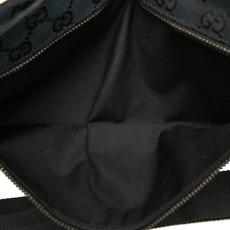 GG Canvas Double Pocket Belt Bag - Image 4
