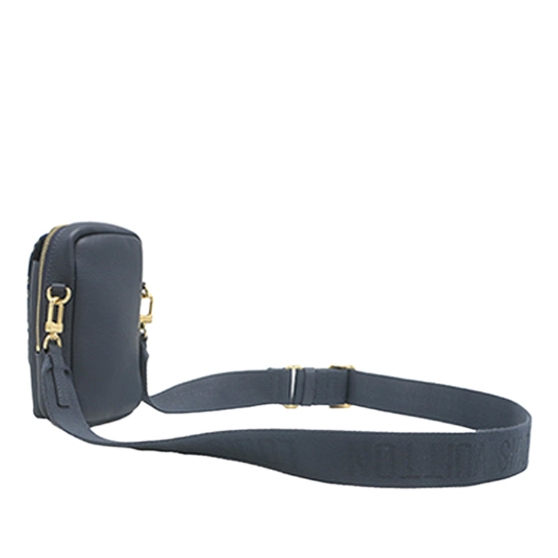 Nigo Monogram Denim and Taurillon Double Phone Pouch - Image 2