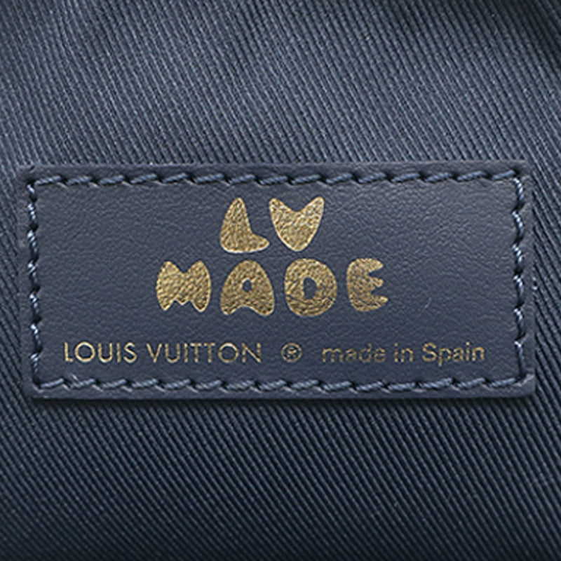Nigo Monogram Denim and Taurillon Double Phone Pouch - Image 5