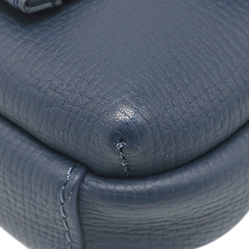 Nigo Monogram Denim and Taurillon Double Phone Pouch - Image 7
