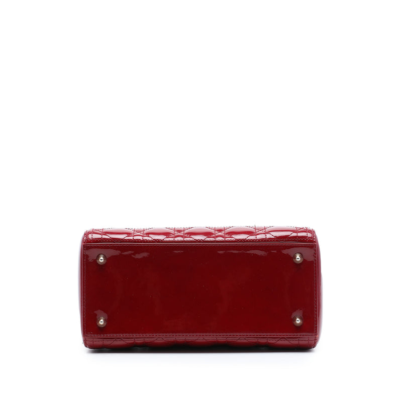 Medium Patent Cannage Lady Dior - Image 3
