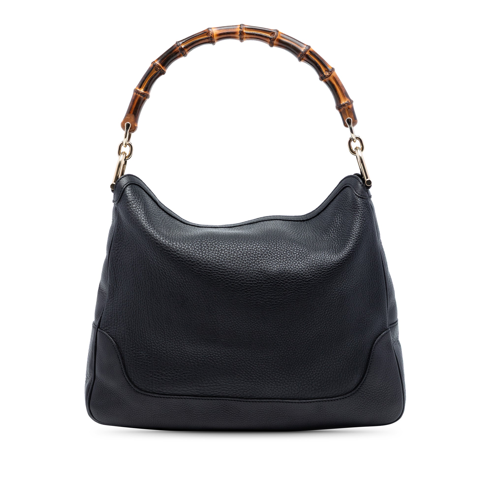 Calfskin Bamboo Diana Satchel - Image 1