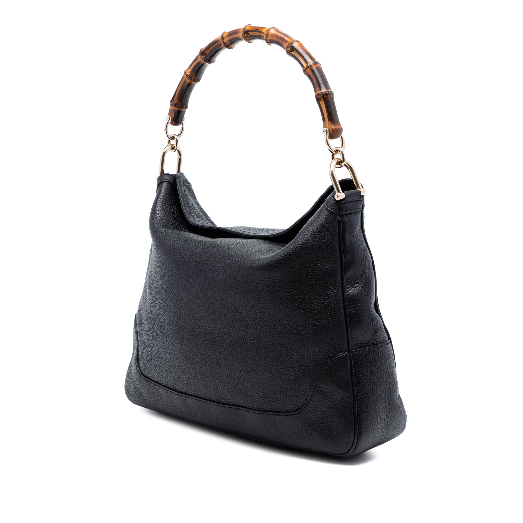 Calfskin Bamboo Diana Satchel - Image 2