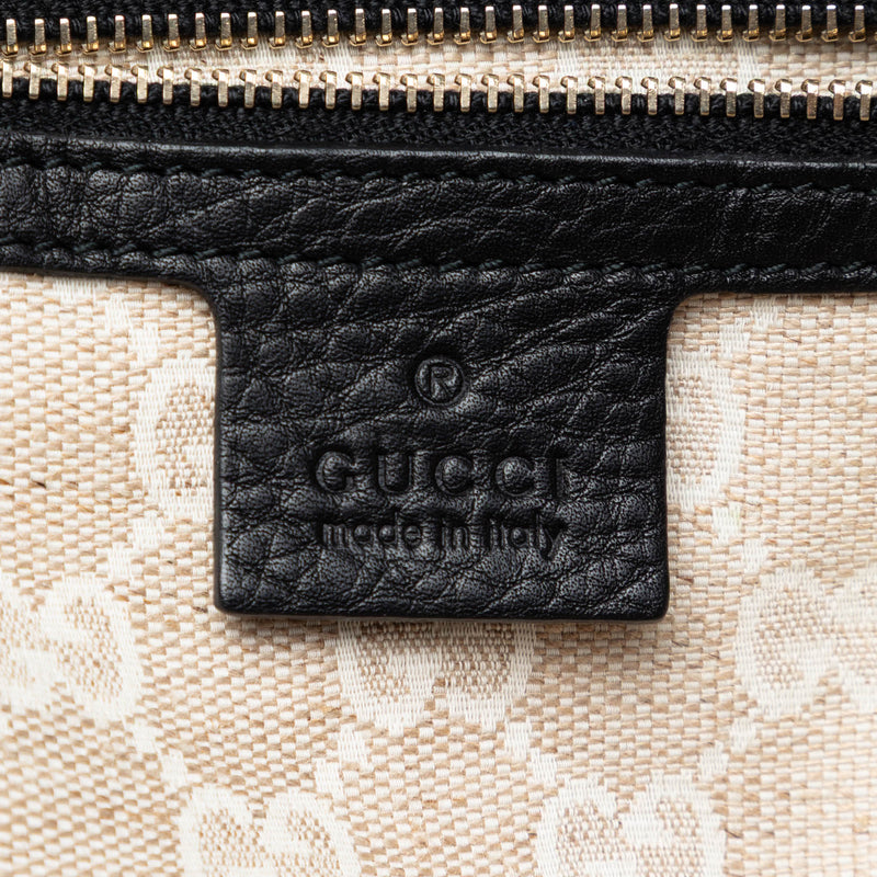 Calfskin Bamboo Diana Satchel - Image 5