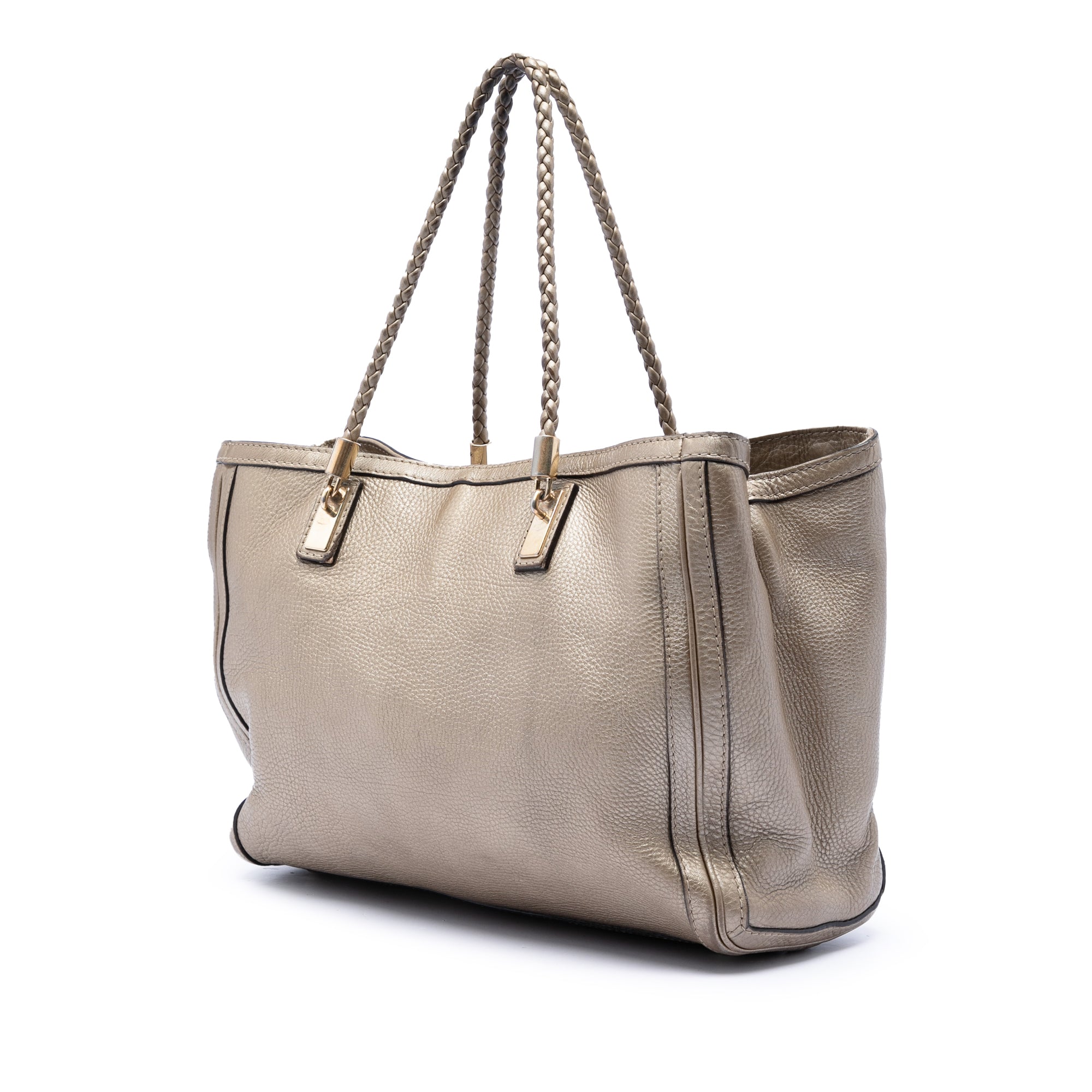 Metallic Calfskin Bella Tote - Image 2