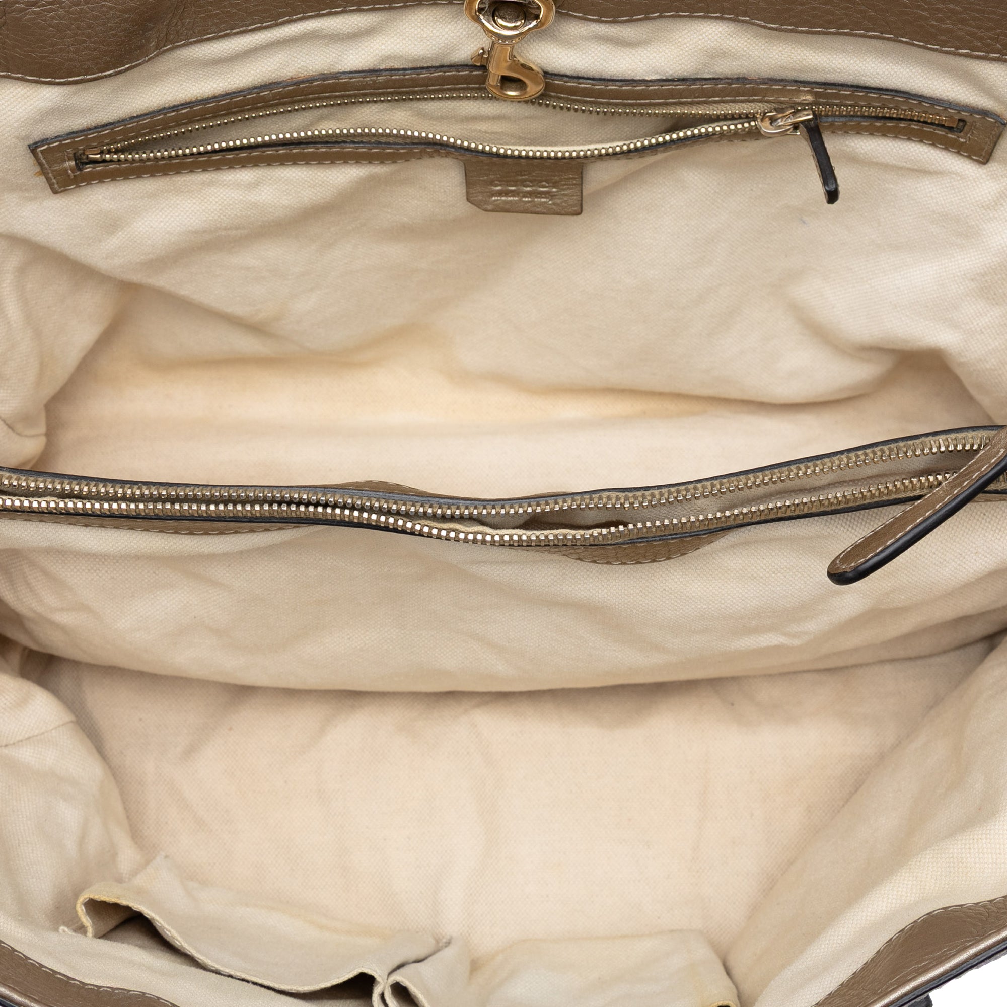Metallic Calfskin Bella Tote - Image 4