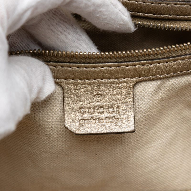 Metallic Calfskin Bella Tote - Image 5