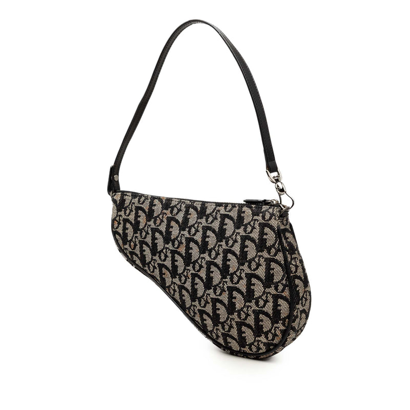 Mini Diorissimo Canvas Saddle Pochette - Image 2