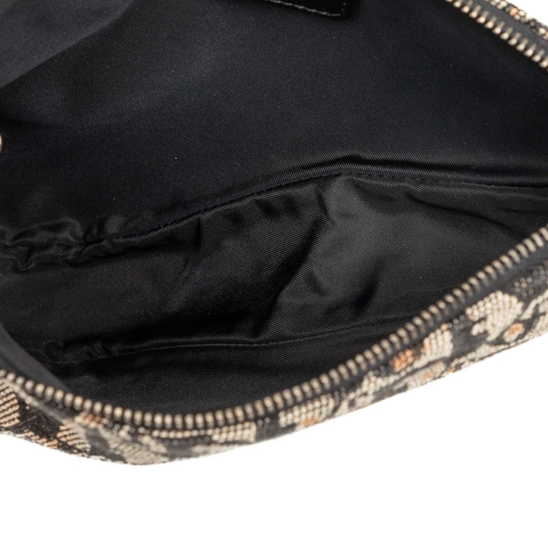 Mini Diorissimo Canvas Saddle Pochette - Image 4