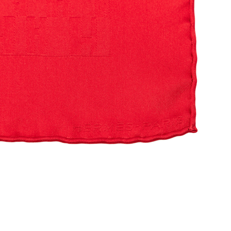 Faconnee Grand H Silk Pocket Square Scarf - Image 2