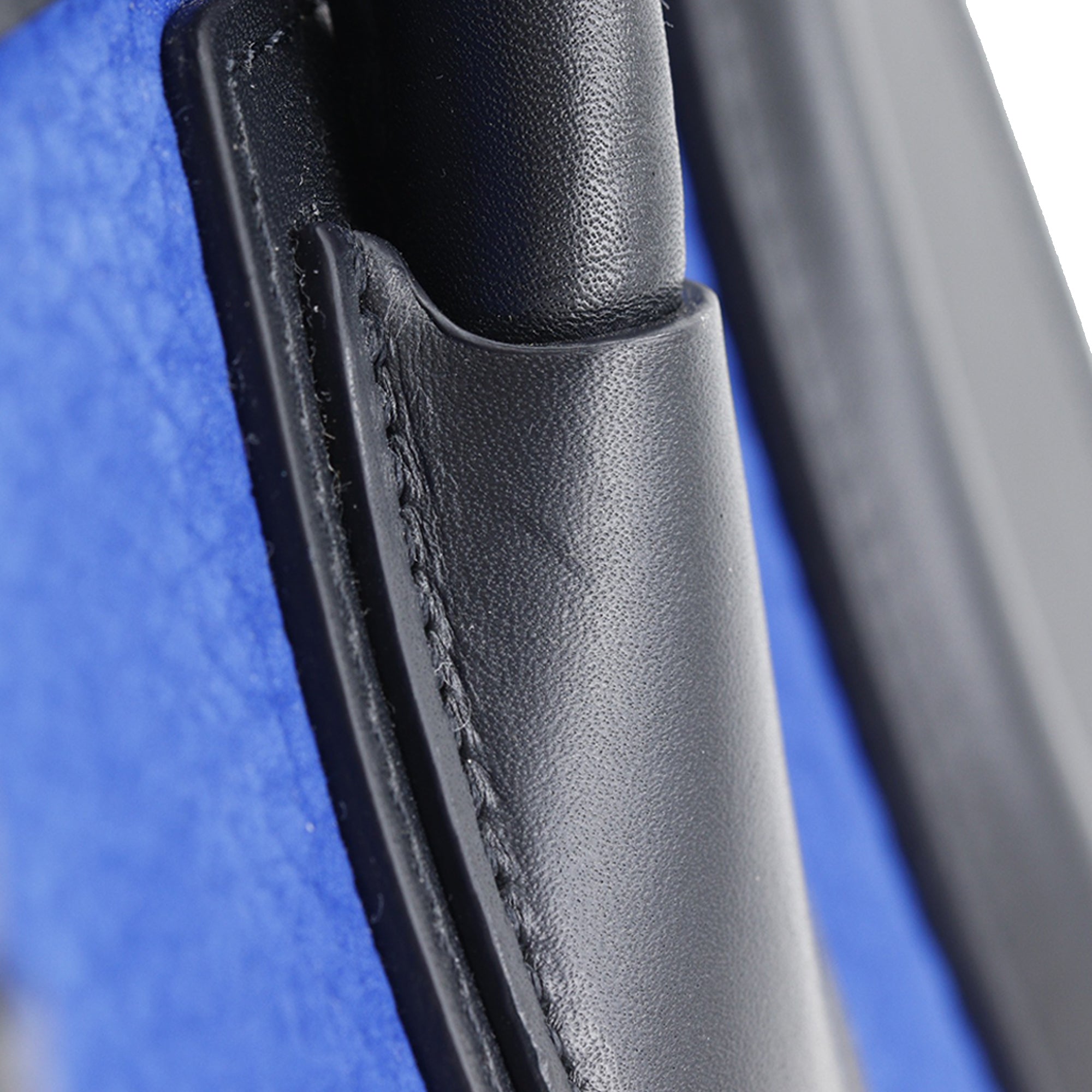 Micro Tricolor Nubuck and Calfskin Luggage Tote - Image 11