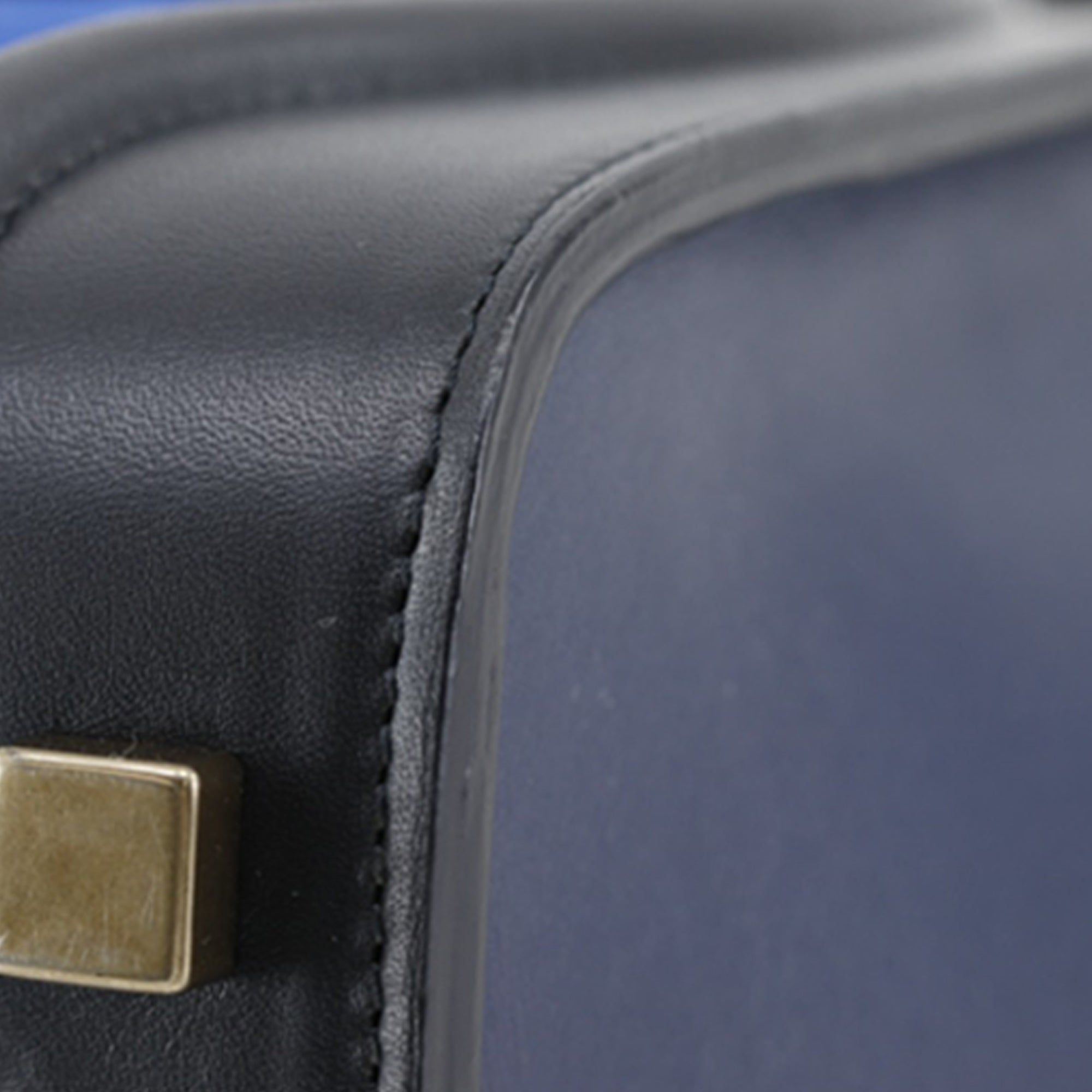 Micro Tricolor Nubuck and Calfskin Luggage Tote - Image 18