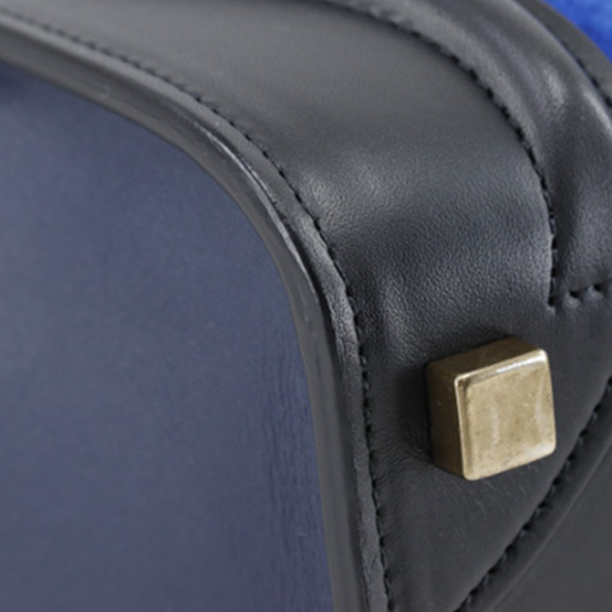 Micro Tricolor Nubuck and Calfskin Luggage Tote - Image 19