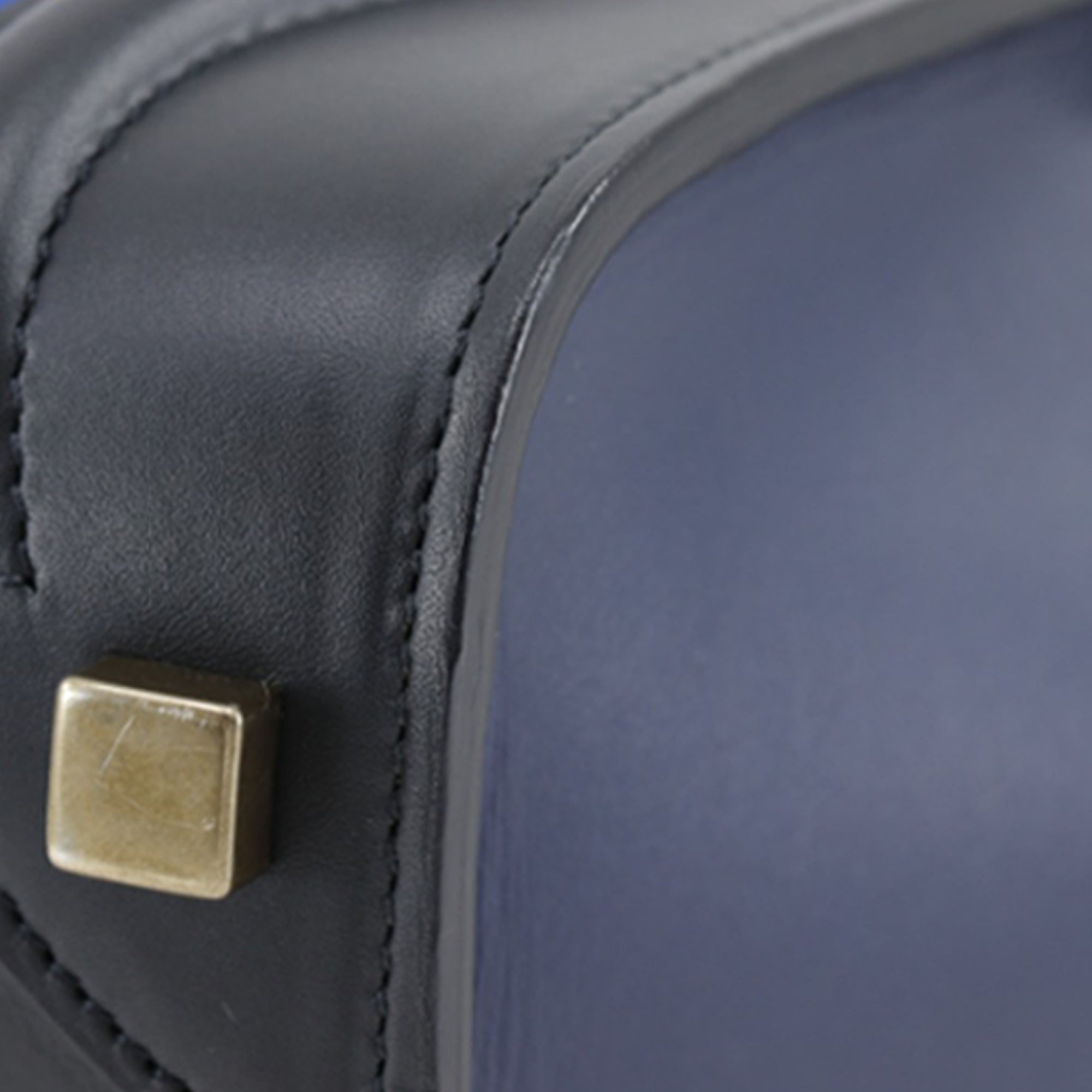Micro Tricolor Nubuck and Calfskin Luggage Tote - Image 20
