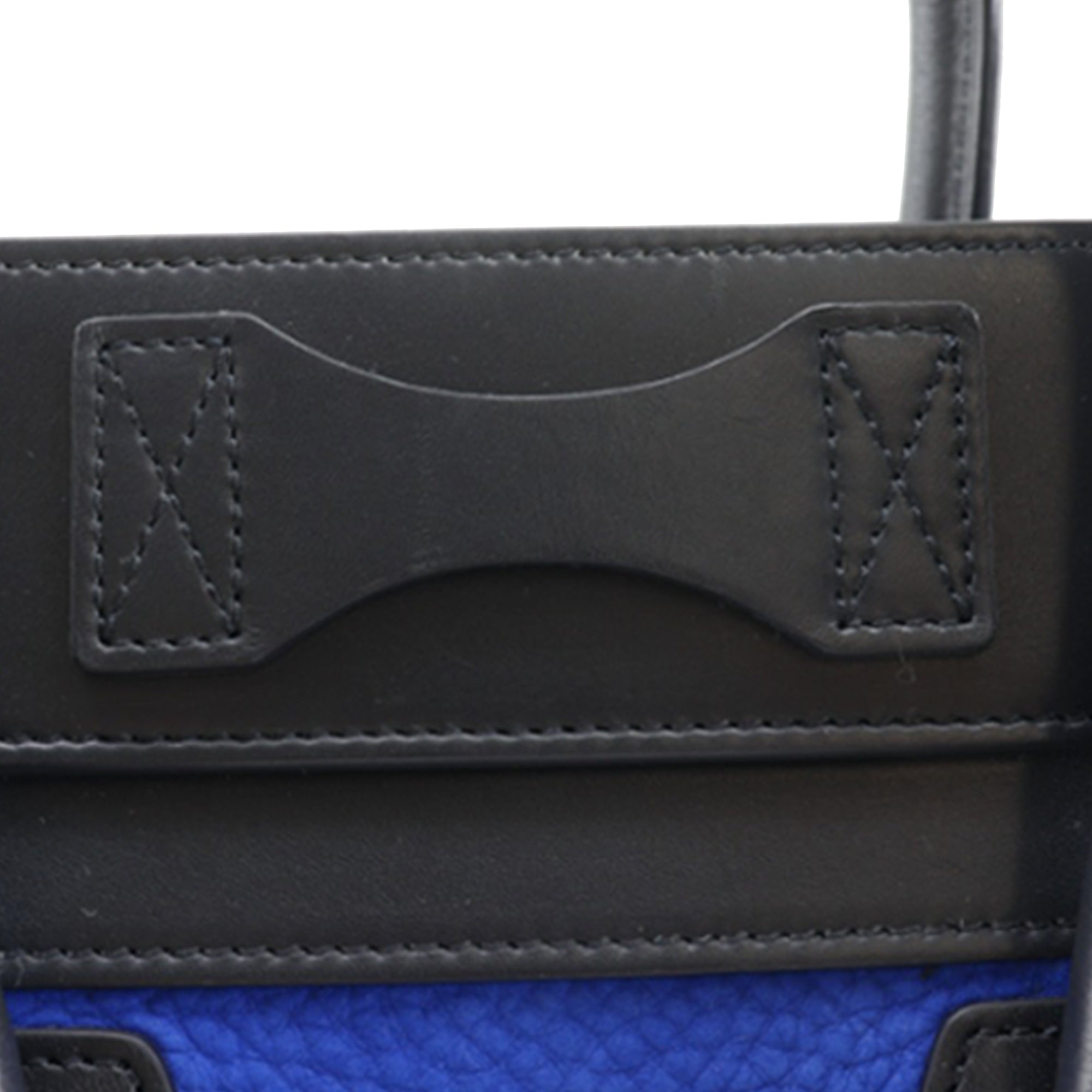 Micro Tricolor Nubuck and Calfskin Luggage Tote - Image 28