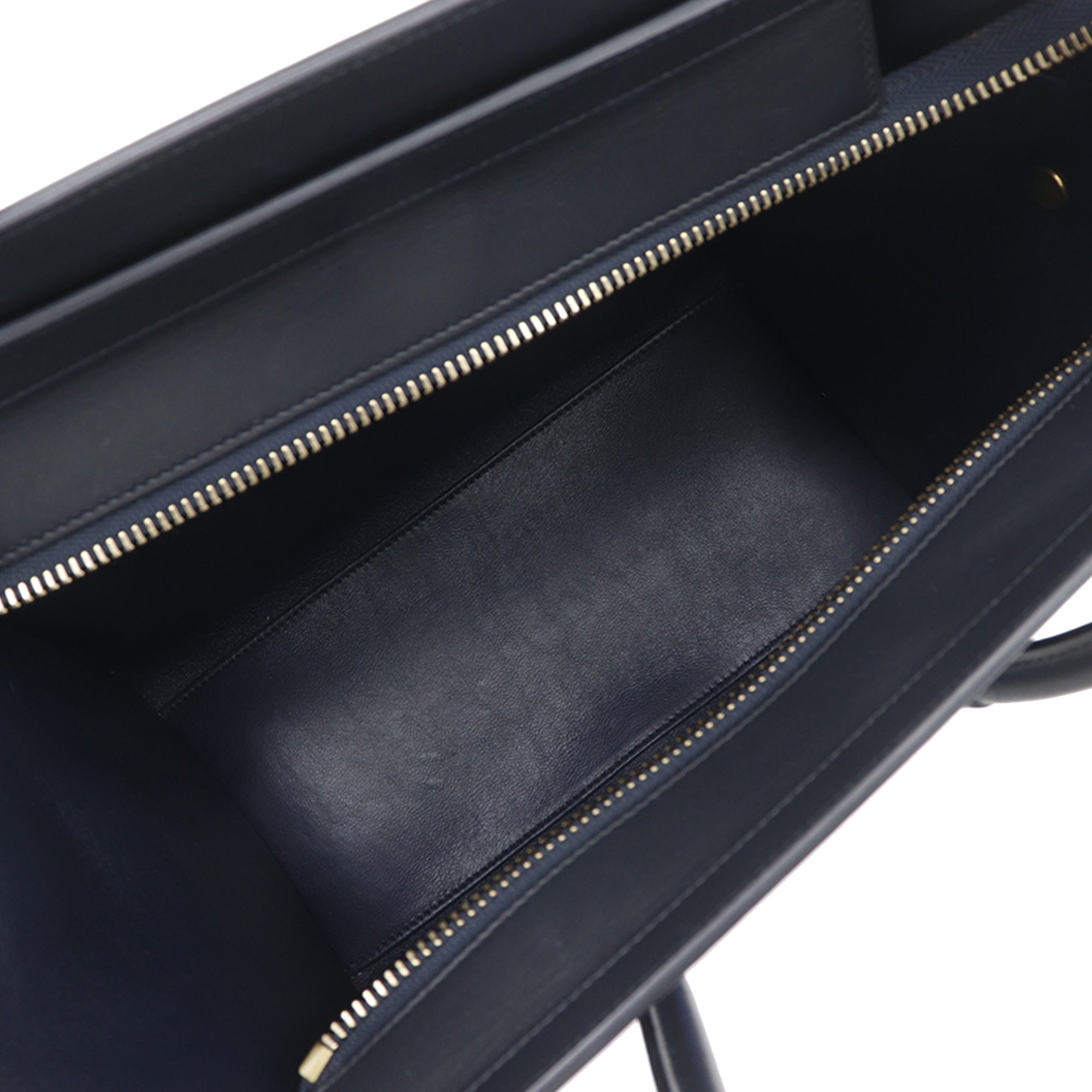 Micro Tricolor Nubuck and Calfskin Luggage Tote - Image 4