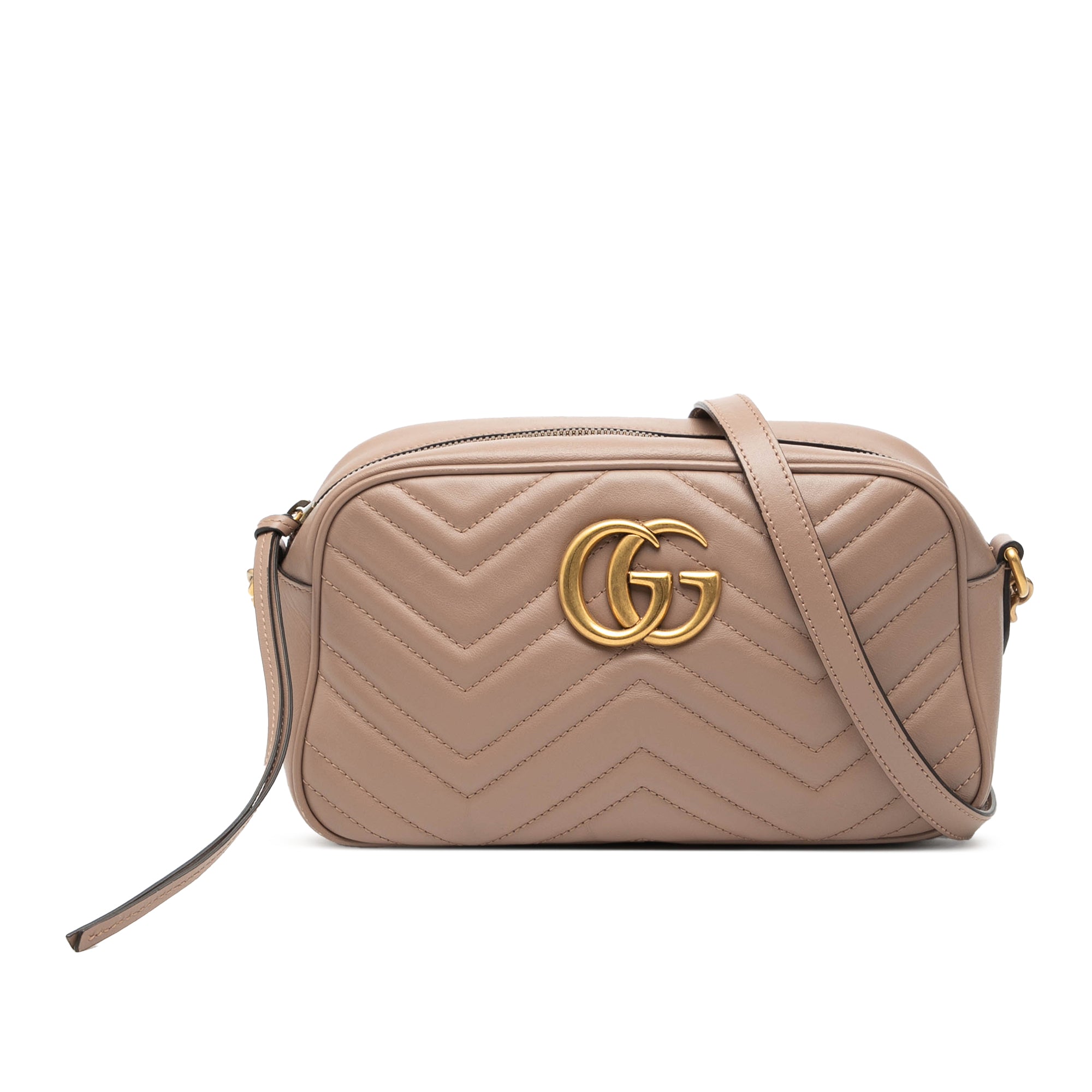 Small GG Marmont Matelasse Leather Crossbody - Image 1