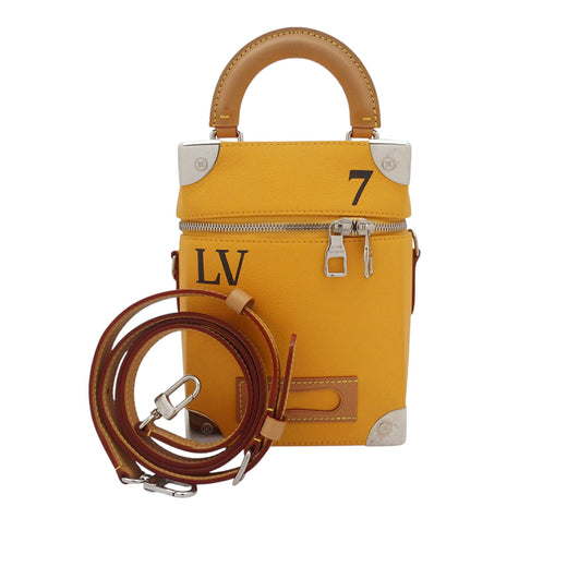 Leather Vertical Box Trunk - Image 1