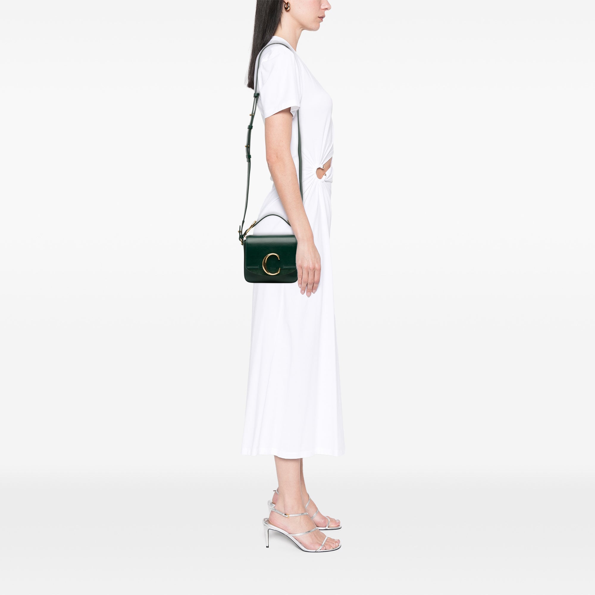 Mini Leather C Satchel - Image 10