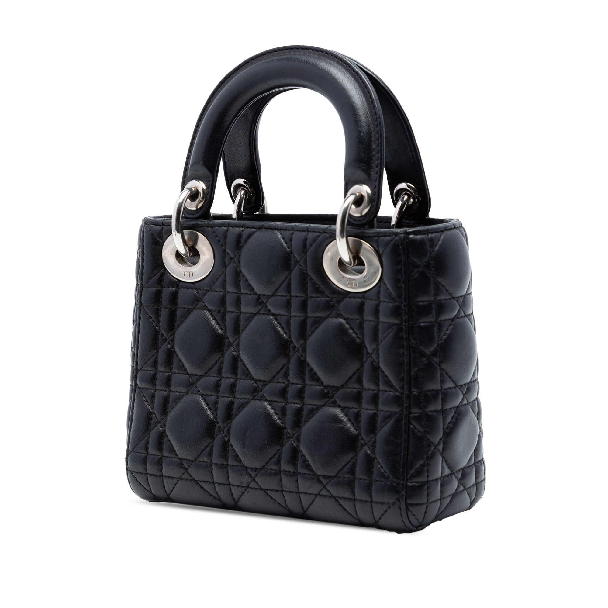 Mini Lambskin Cannage Lady Dior - Image 2