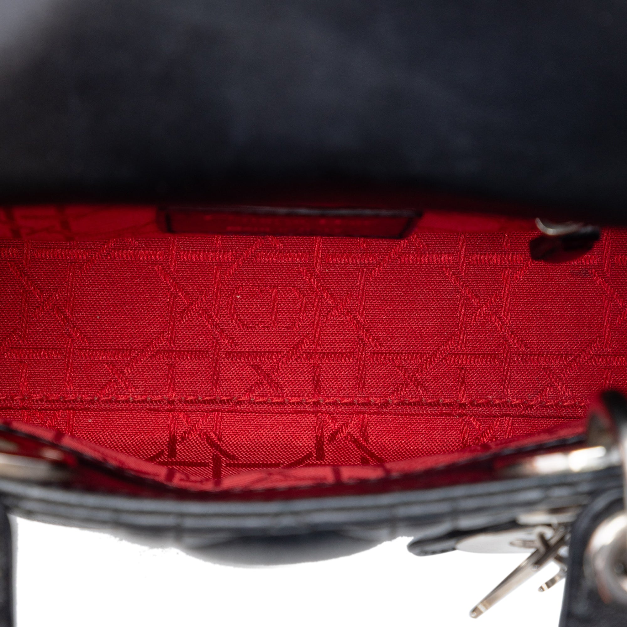 Mini Lambskin Cannage Lady Dior - Image 4