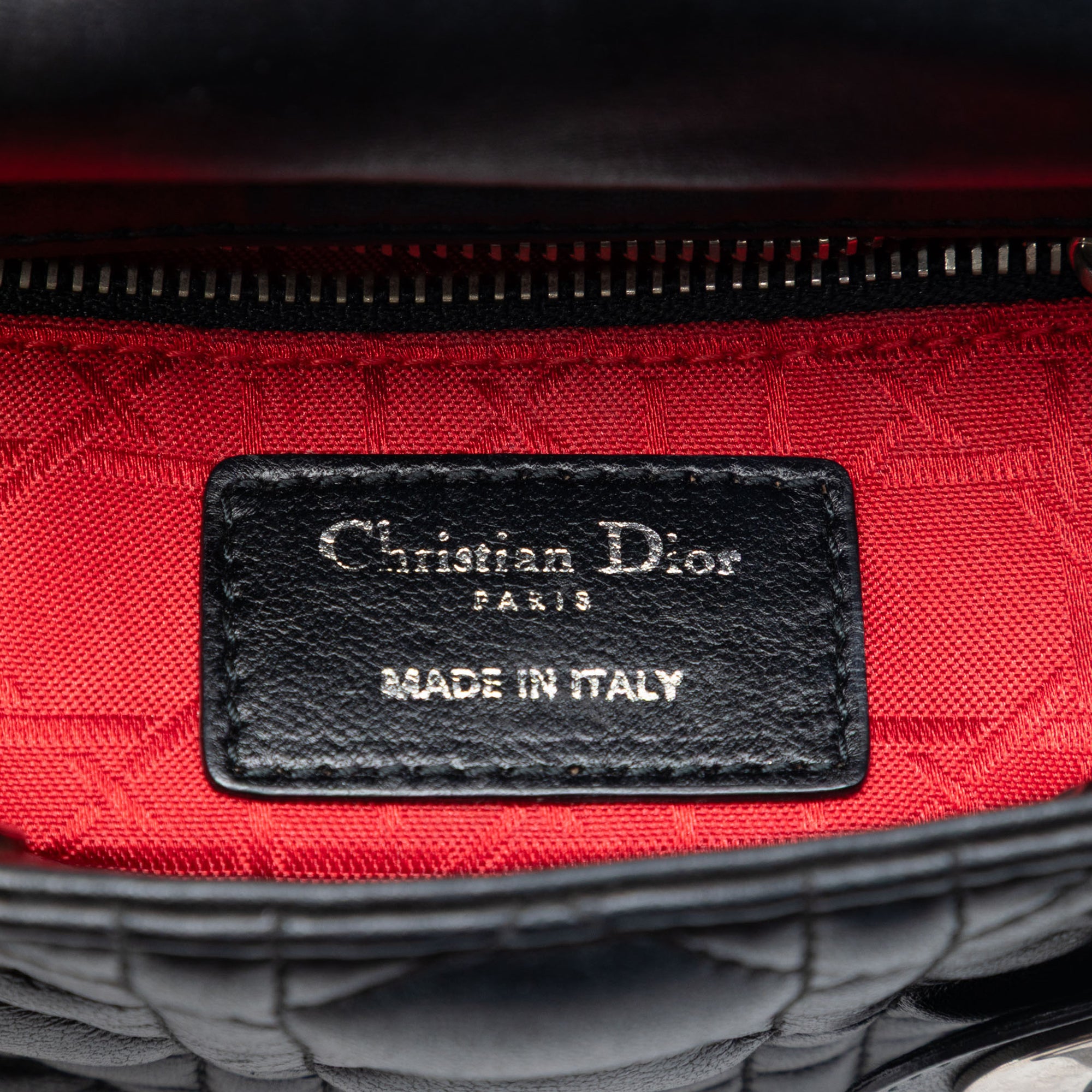 Mini Lambskin Cannage Lady Dior - Image 5