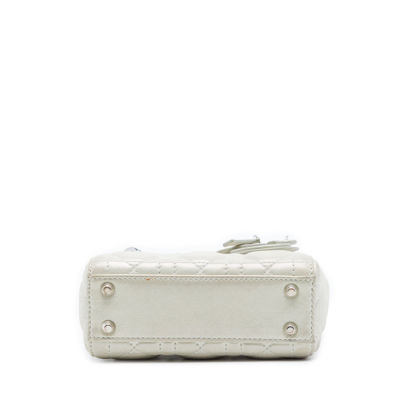 Micro Iridescent Lambskin Cannage Lady Dior - Image 3