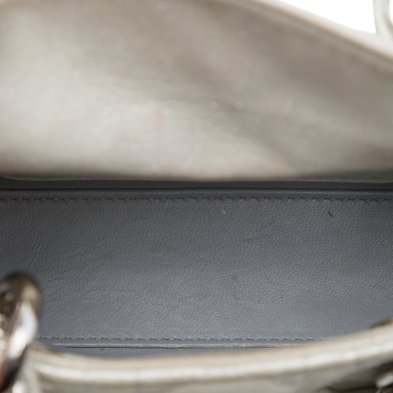 Micro Iridescent Lambskin Cannage Lady Dior - Image 4