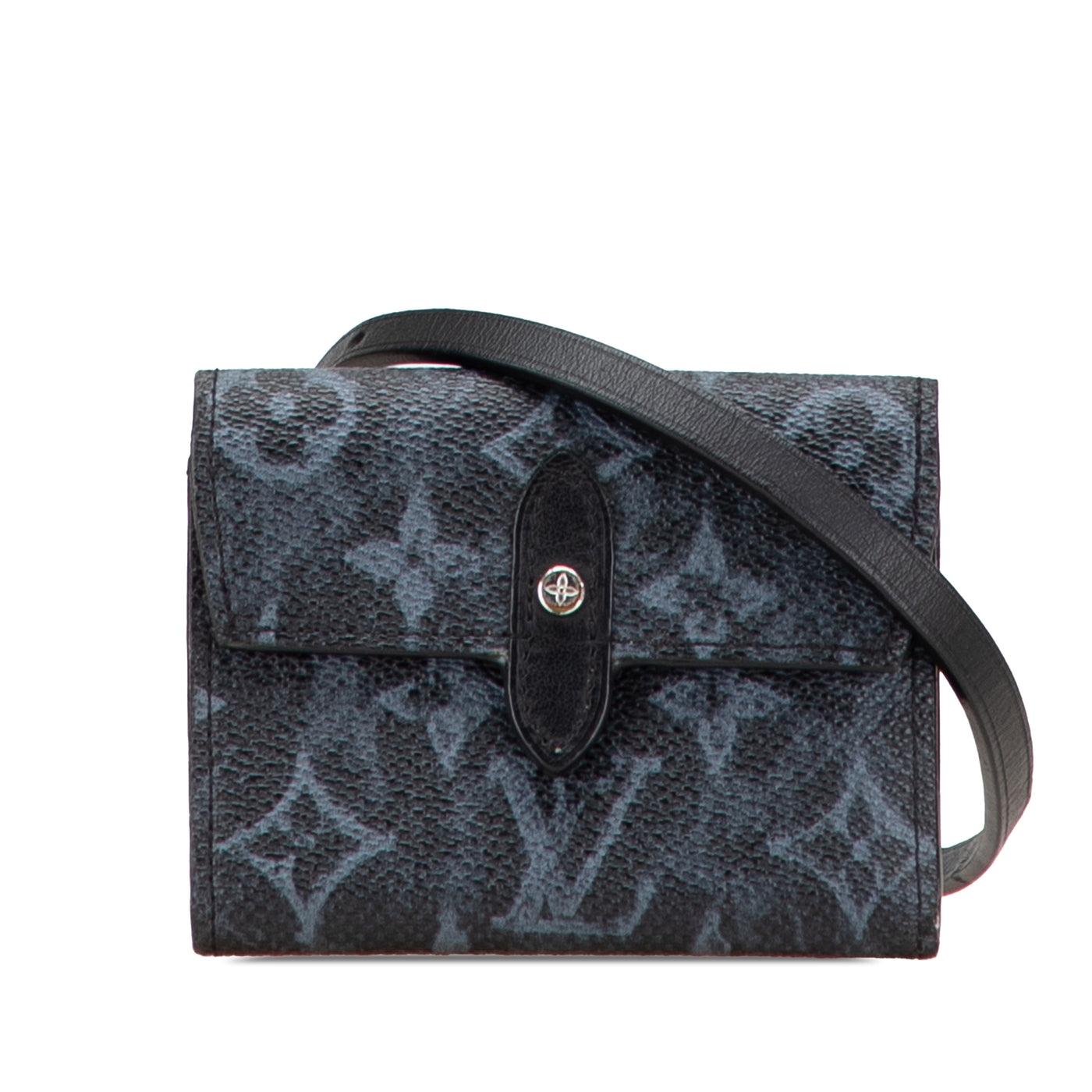 Monogram Pastel Cross Card Holder - Image 1