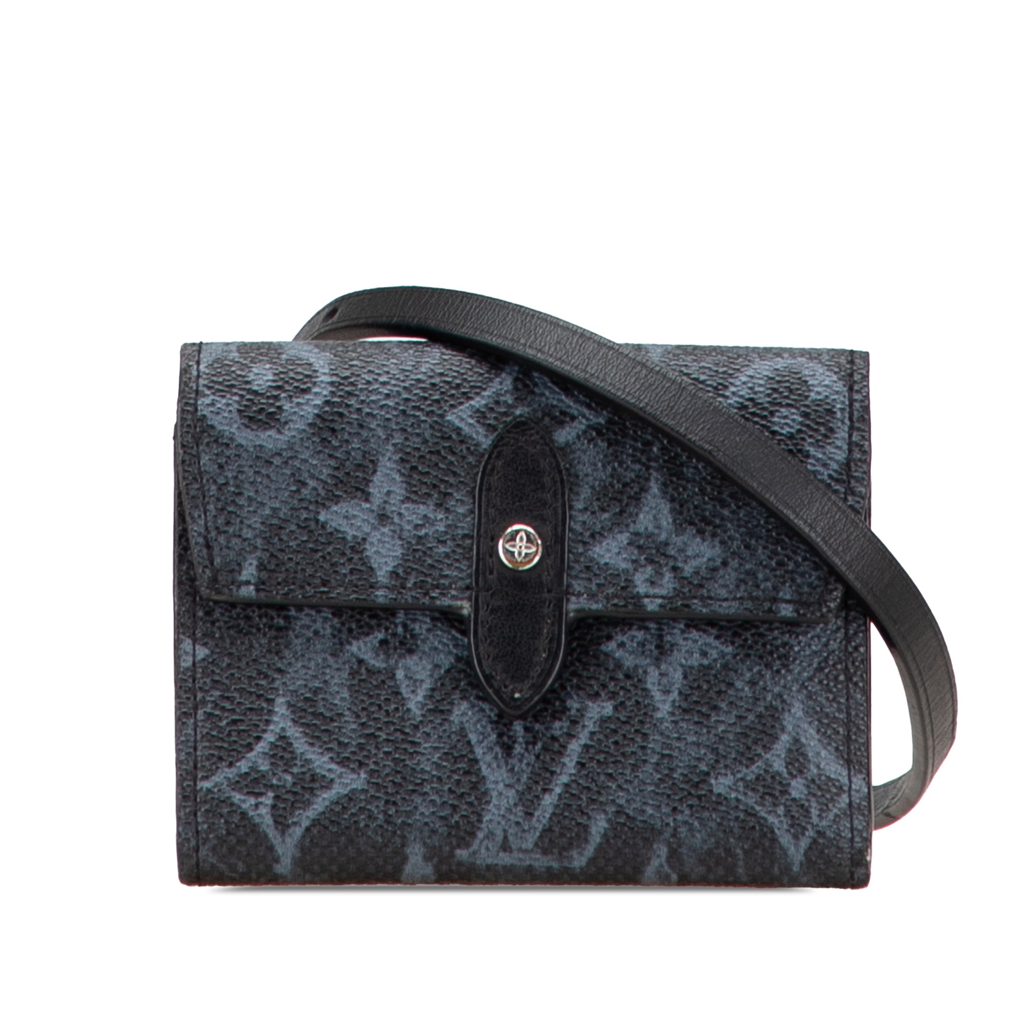 Monogram Pastel Cross Card Holder - Image 1