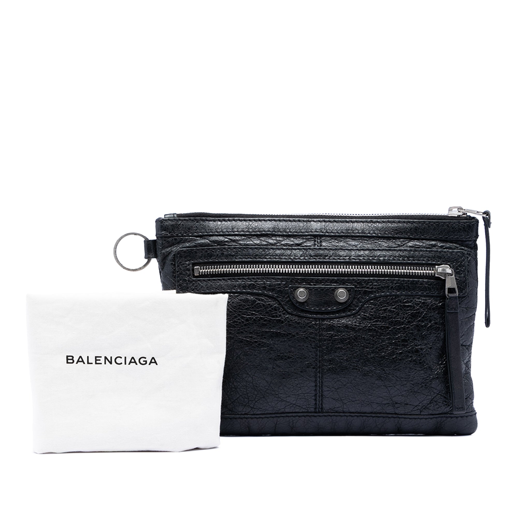 Lambskin Motocross Classic Clip S Clutch - Image 8