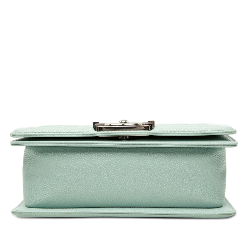 Small Chevron Caviar Boy Flap - Image 3